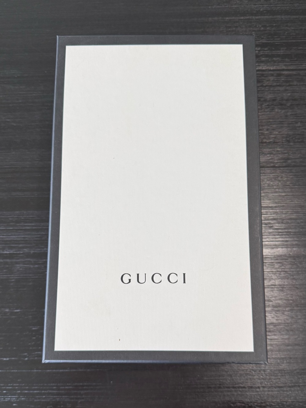 Gucci White Box with Black Logo